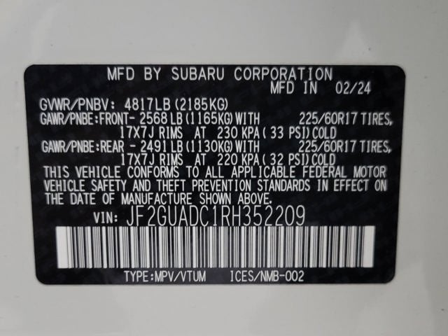 2024 Subaru Crosstrek Premium