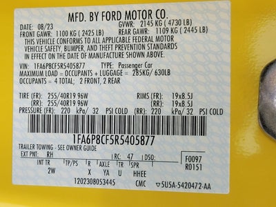 2024 Ford MUSTANG COUPE