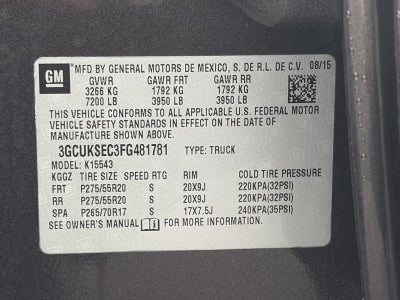 2015 Chevrolet SILVERADO 1500 LTZ