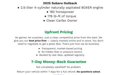 2025 Subaru Outback Premium AWD