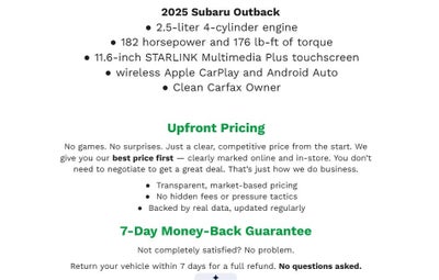 2025 Subaru Outback Premium AWD