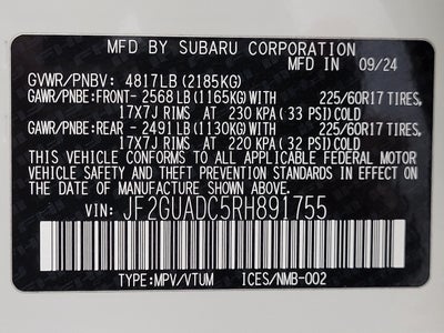2024 Subaru Crosstrek Premium AWD