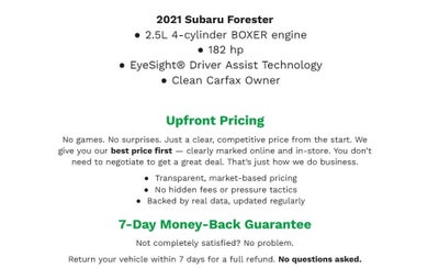 2021 Subaru Forester Sport CVT