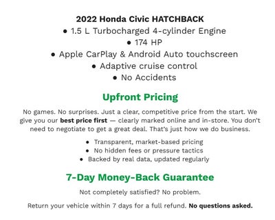 2020 Honda Civic Hatchback Sport CVT