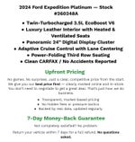 2024 Ford Expedition Platinum 4x4