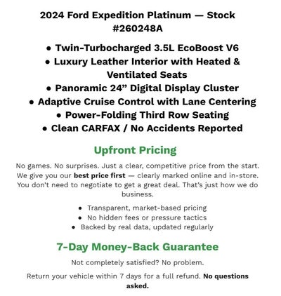 2024 Ford Expedition Platinum 4x4