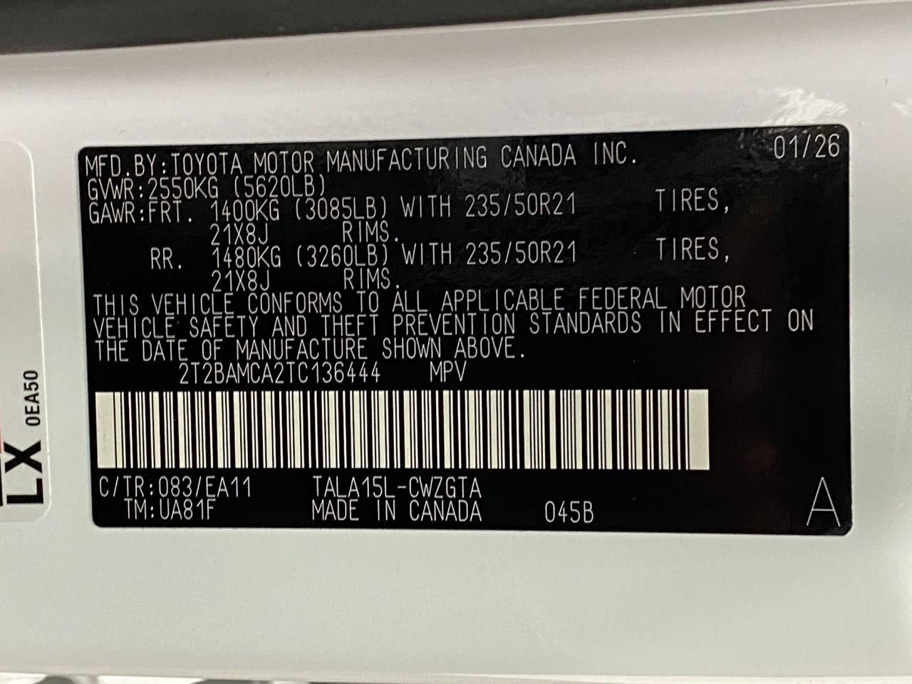 2026 Lexus RX RX 350 F SPORT Design AWD
