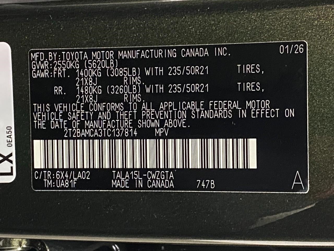 2026 Lexus RX RX 350 Luxury AWD