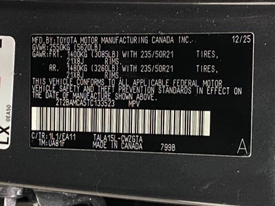 2026 Lexus RX RX 350 F SPORT Design AWD