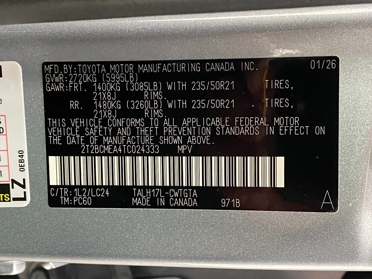 2026 Lexus RX RX 500h F SPORT Performance AWD