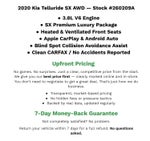 2020 Kia Telluride SX AWD