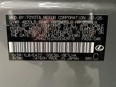 2025 Lexus IS IS 350 F SPORT AWD