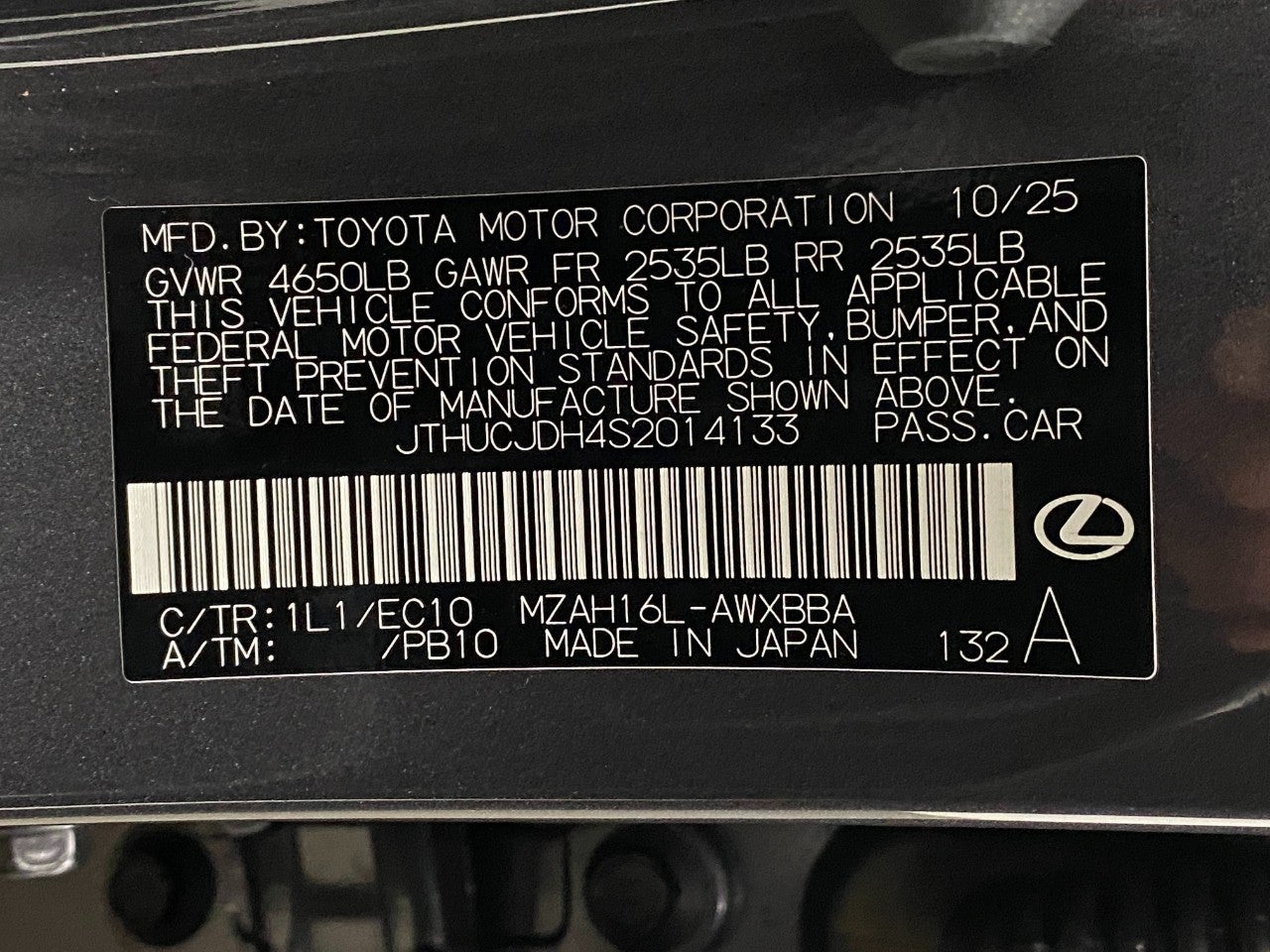 2025 Lexus UX UX 300h Premium AWD