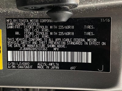 2017 Lexus NX NX Turbo F SPORT AWD
