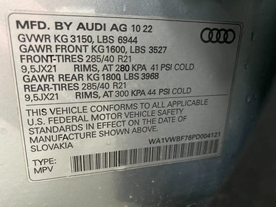 2023 Audi SQ7 Prestige 4.0 TFSI quattro