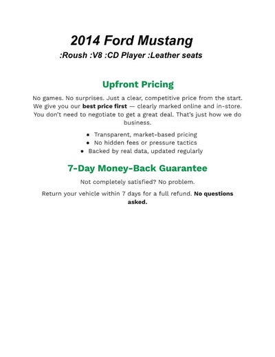 2014 Ford Mustang 2dr Cpe GT Premium