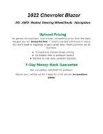 2022 Chevrolet Blazer AWD 4dr RS