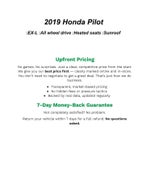 2019 Honda Pilot EX-L AWD