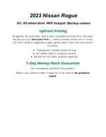 2023 Nissan Rogue AWD SV