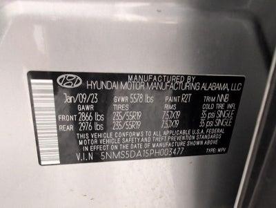 2023 Hyundai Santa Fe Hybrid Limited AWD