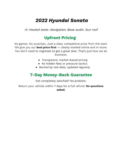 2022 Hyundai Sonata N Line Night Edition 2.5T