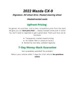 2022 Mazda Mazda CX-9 Signature AWD