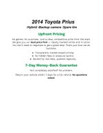 2014 Toyota Prius 5dr HB Four