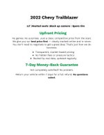 2022 Chevrolet Trailblazer FWD 4dr LT