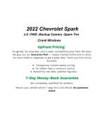 2022 Chevrolet Spark 4dr HB CVT LS