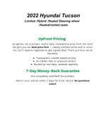 2022 Hyundai Tucson Hybrid Limited AWD
