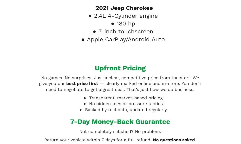 2021 Jeep CHEROKEE SPORT UTILITY