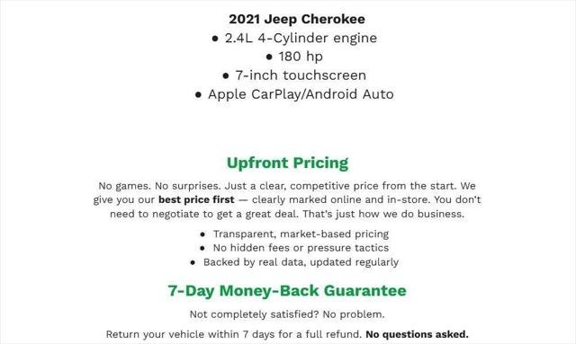 2021 Jeep Cherokee Latitude 4x4