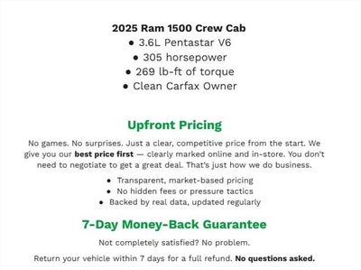 2025 RAM 1500 CREW CAB