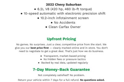 2022 Chevrolet Suburban 4WD 4dr High Country
