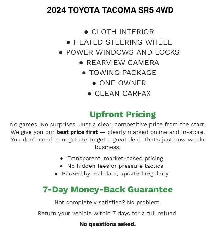2024 Toyota TACOMA 4WD SR5