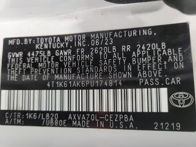 2023 Toyota Camry XSE Auto