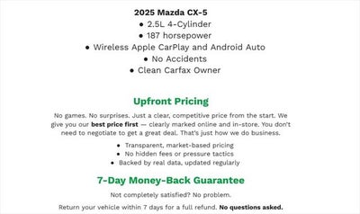 2025 Mazda Mazda CX-5 SPORT UTILITY