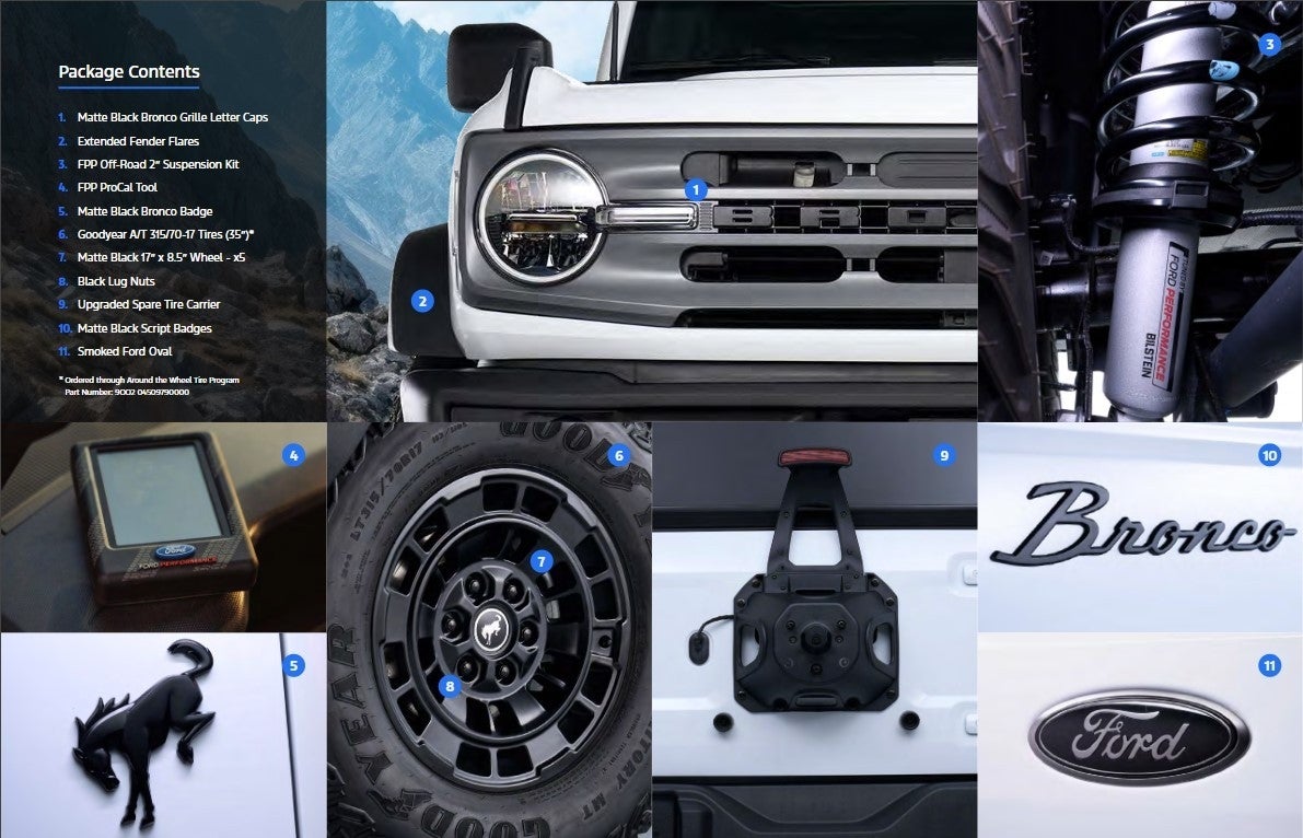 2026 Ford Bronco 4 DOOR 4X4 FORD CUSTOM GARAGE