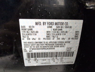 2024 Ford Explorer XLT 4WD