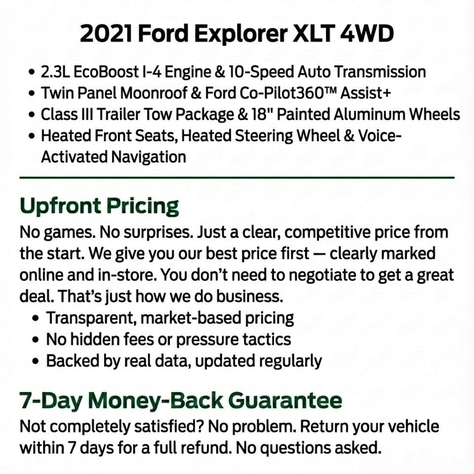 2021 Ford Explorer XLT 4WD