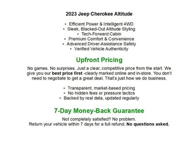 2023 Jeep Cherokee Altitude Lux 4x4