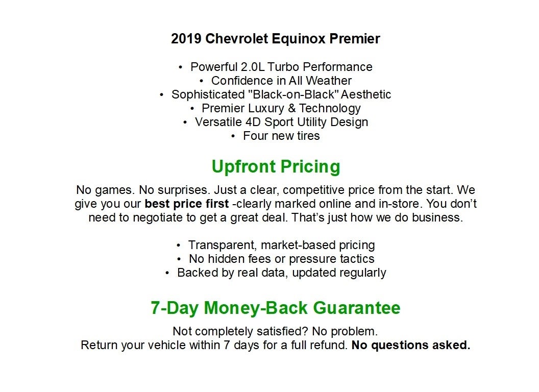 2019 Chevrolet Equinox AWD 4dr Premier w/2LZ