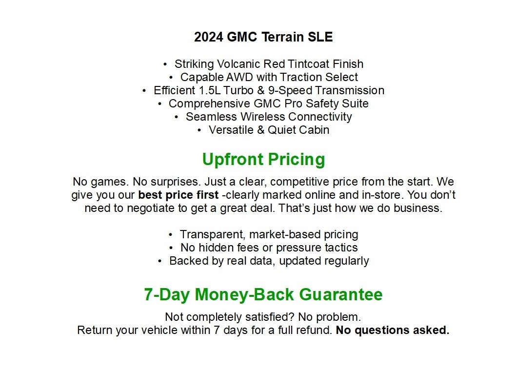 2024 GMC Terrain AWD 4dr SLE