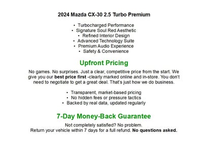 2024 Mazda Mazda CX-30 2.5 Turbo Premium Package AWD