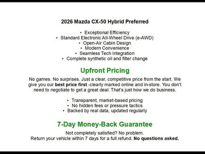 2026 Mazda Mazda CX-50 Hybrid Preferred AWD