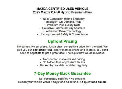 2025 Mazda Mazda CX-50 Hybrid Premium Plus Package AWD