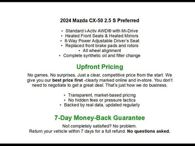 2024 Mazda Mazda CX-50 2.5 S Preferred Package AWD