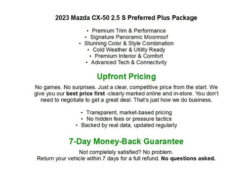 2023 Mazda Mazda CX-50 2.5 S Preferred Plus Package AWD