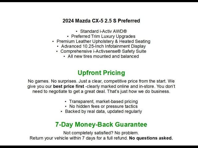 2024 Mazda Mazda CX-5 2.5 S Preferred Package AWD