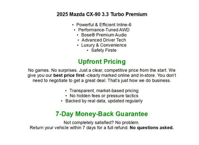 2025 Mazda Mazda CX-90 3.3 Turbo Premium Sport